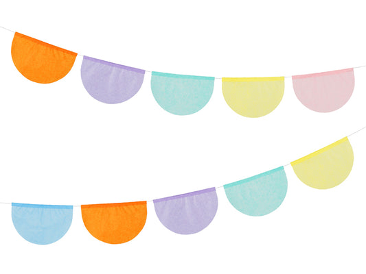 Tissue Paper Scalloped Party Garlands