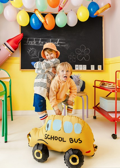 Yellow School Bus Balloon UK