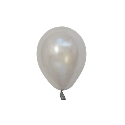 Silver Qualatex Balloons | Packs of 5 UK