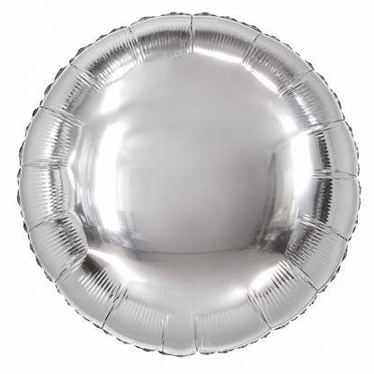 Silver Foil Balloon super shiny finish