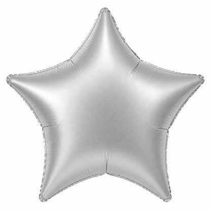 Satin Silver Foil Balloon