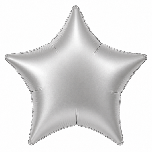 Satin Silver Foil Balloon