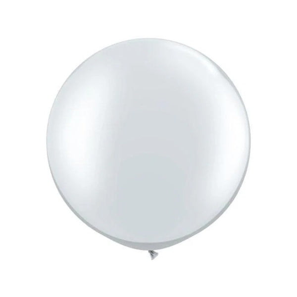 18" Silver Balloons by Sempertex