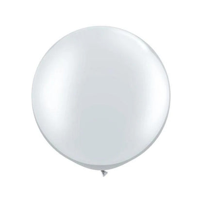 18" Silver Balloons by Sempertex