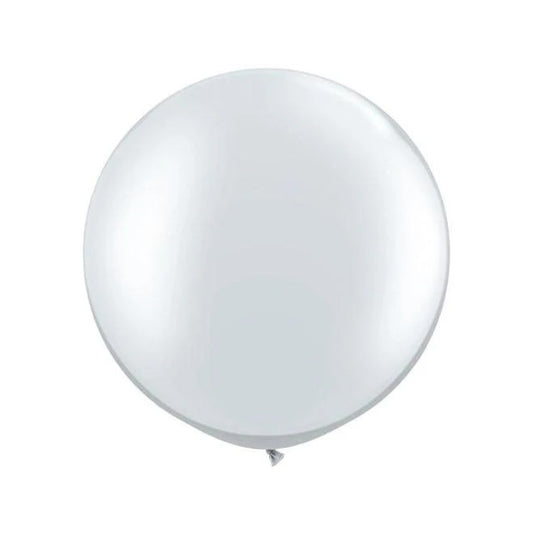18" Silver Balloons by Sempertex