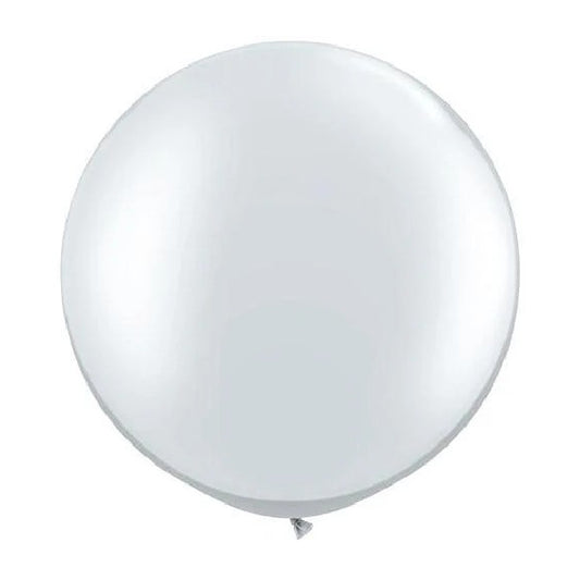24" Silver Sempertex Balloon