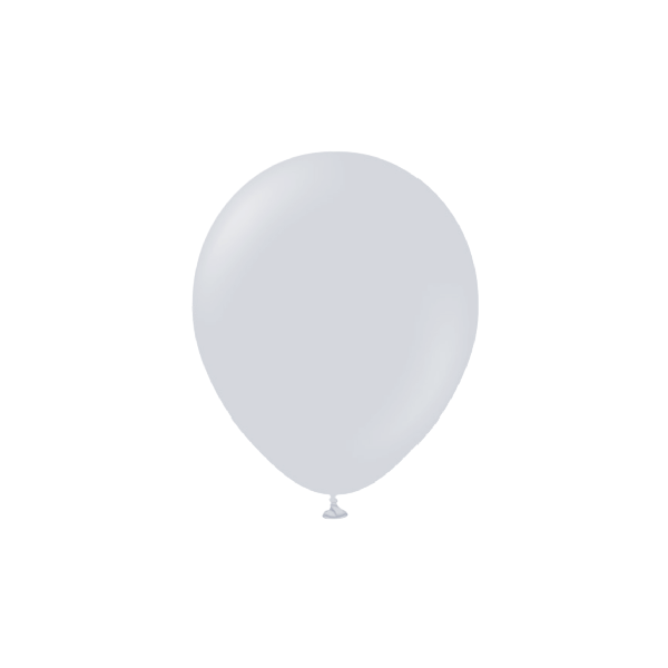Silver Sempertex Latex Balloon