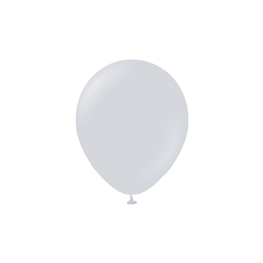 Silver Sempertex Latex Balloon
