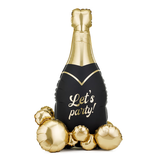 Giant Standing Champagne Bottle Balloon
