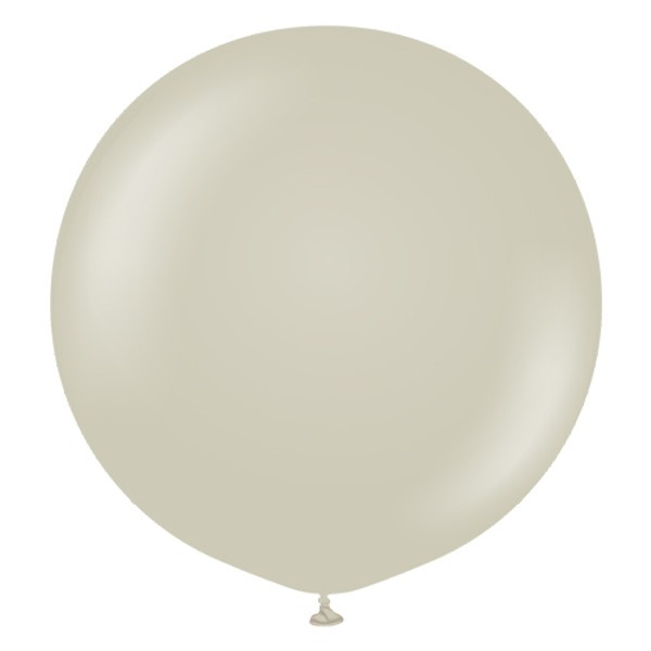 Stone Grey Kalisan 24" Latex Balloon UK
