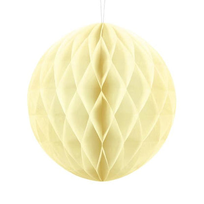 Cream Straw Honeycomb Ball Party Deco