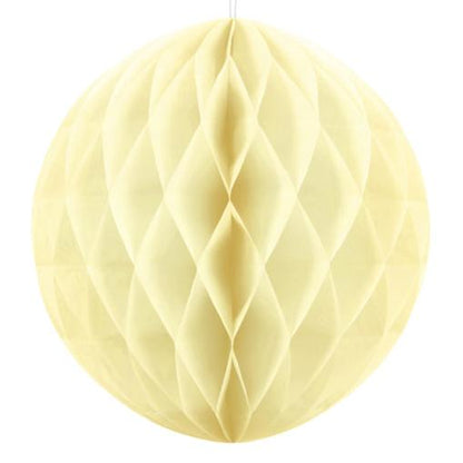 Cream Straw Honeycomb Ball Party Deco