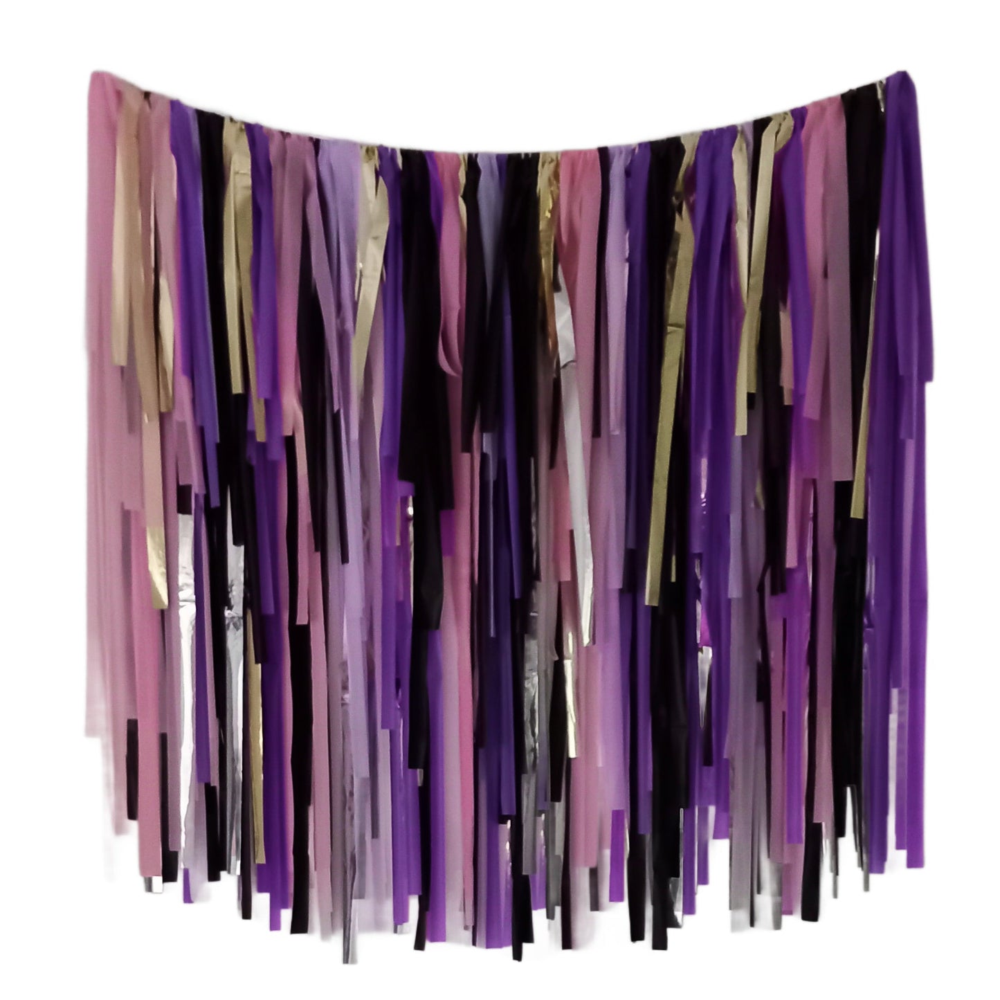 Halloween Themed Streamer Garland Backdrop