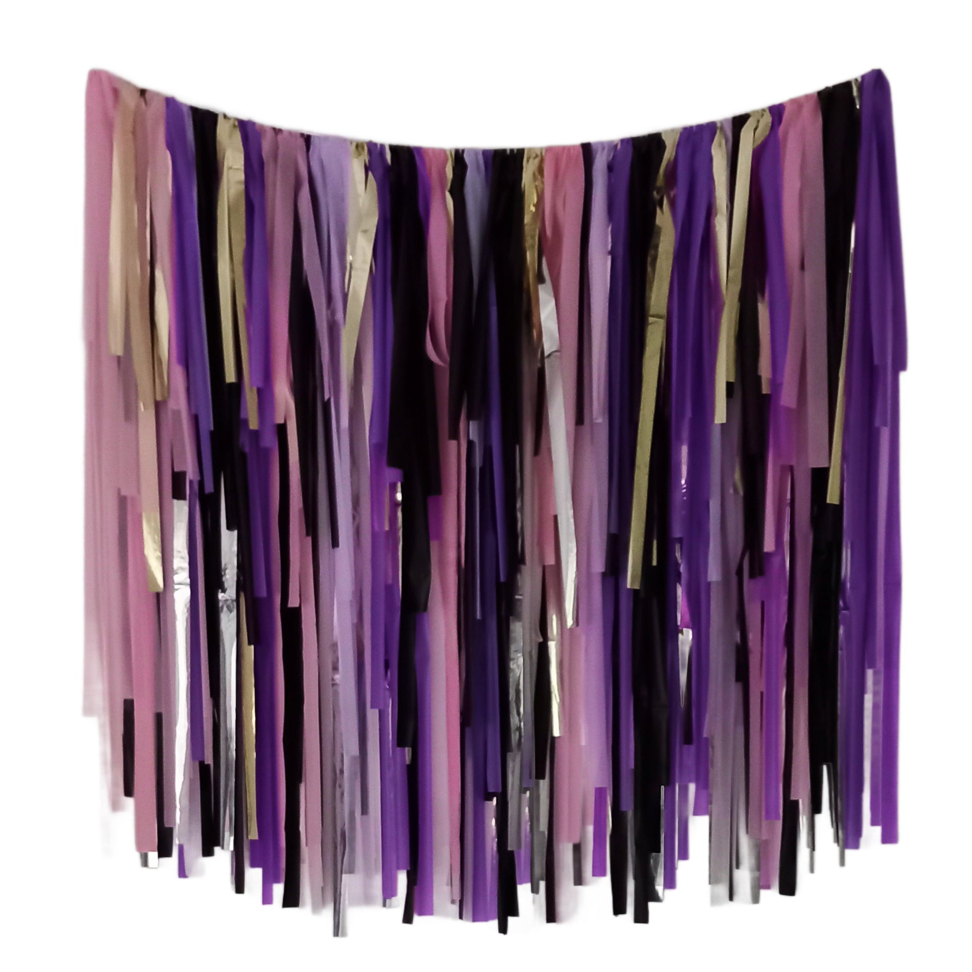 Halloween Themed Streamer Garland Backdrop