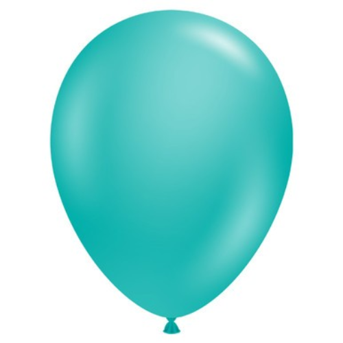 Teal Latex Balloon Tuftex