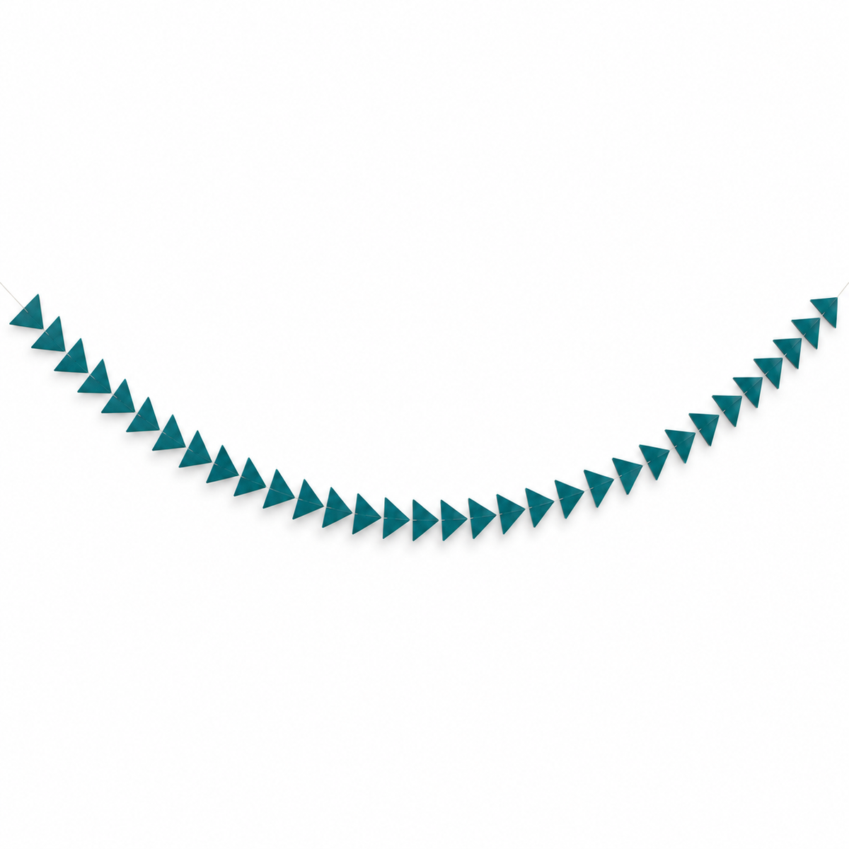 Teal Triangle Garland Decoration
