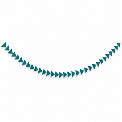Teal Triangle Garland Decoration