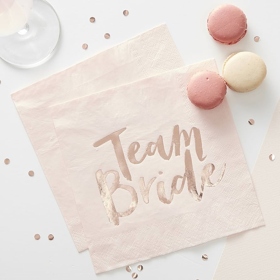 Team Bride Hen Do Napkins