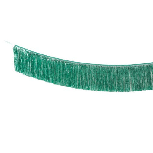 Sea Green Tinsel Fringe Garland | Party Backdrop Decor
