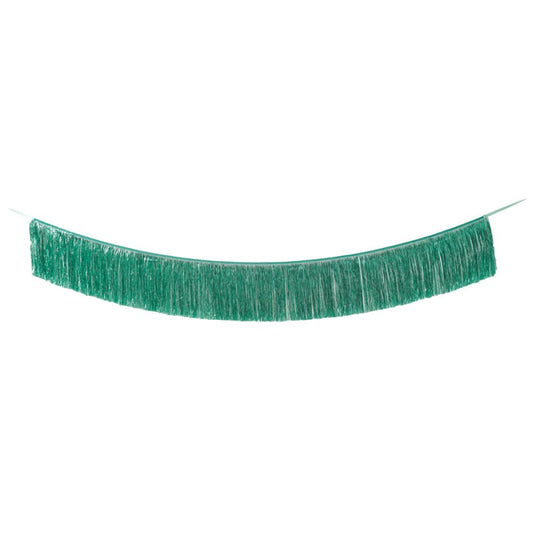 Sea Green Tinsel Fringe Garland | Party Backdrop Decor