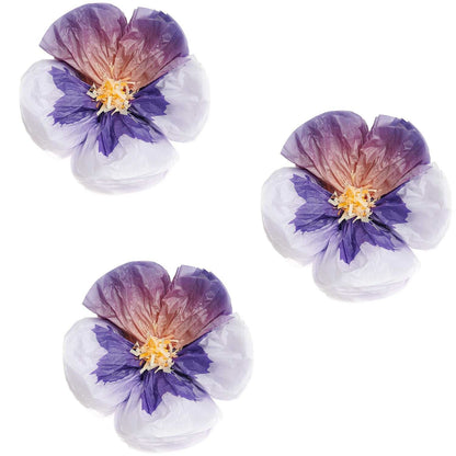 Paper Flowers | Paper Pansies Flower decorations