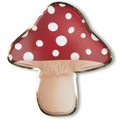 Mushroom Shape Party Plates UK