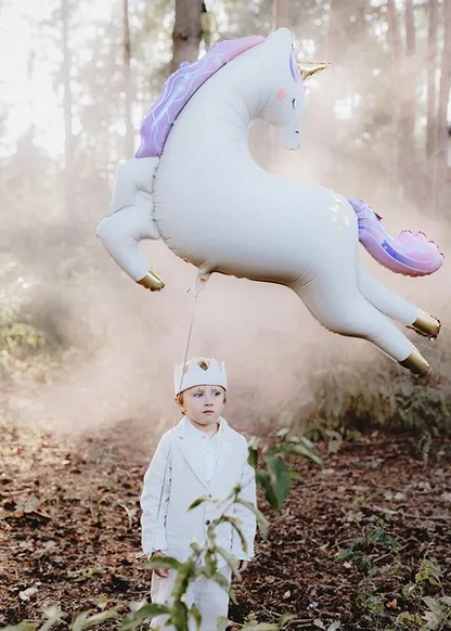 Giant Leaping Unicorn Balloon