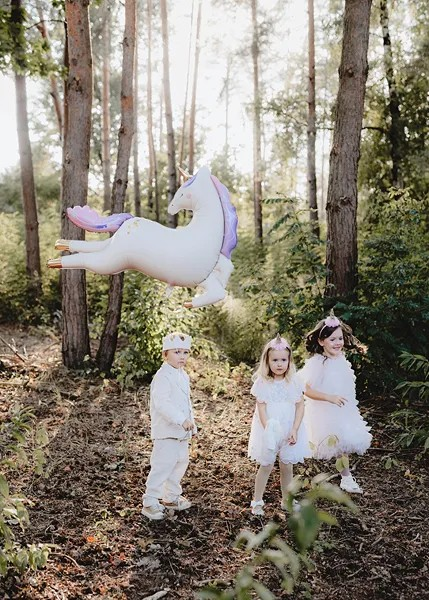 Giant Leaping Unicorn Balloon