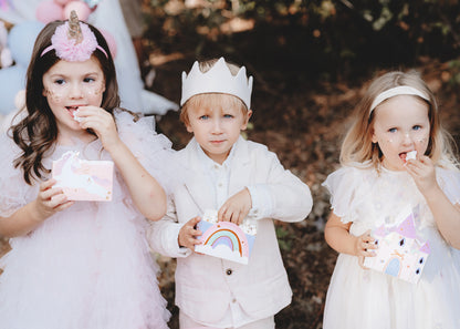 Unicorn Rainbow Kids Party Treat Boxes