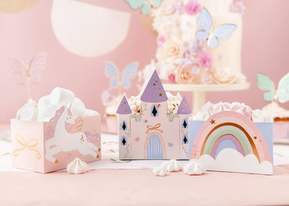 Unicorn Rainbow Kids Party Treat Boxes