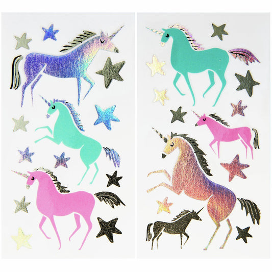 Unicorn Temporary Tattoos – 27-Piece Set | Party Fun