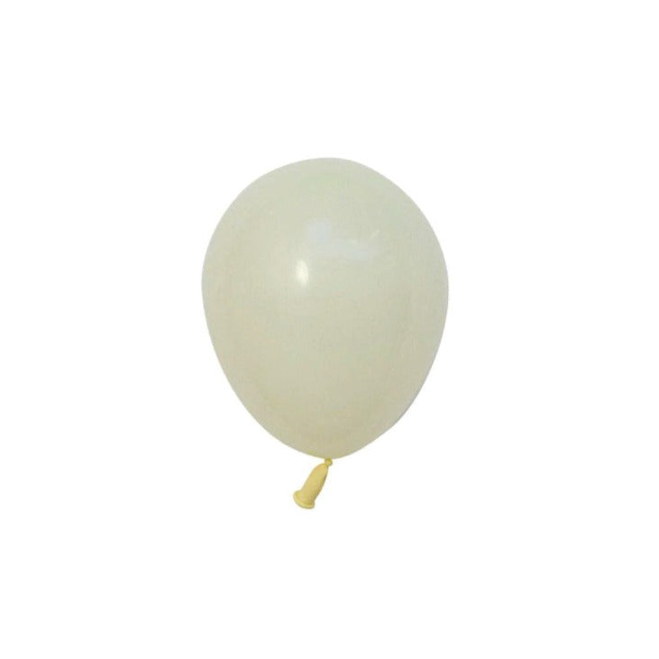 Vanilla Ivory Tiny 5" Balloons Qualatex UK