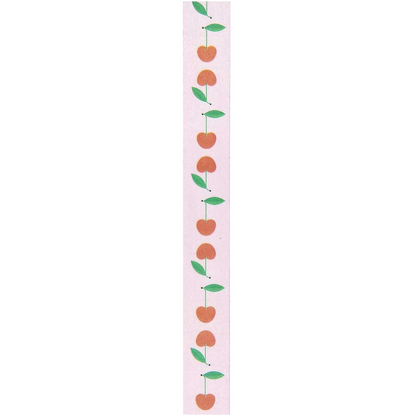 10m Washi Tape with Cute Cherries printed on it
