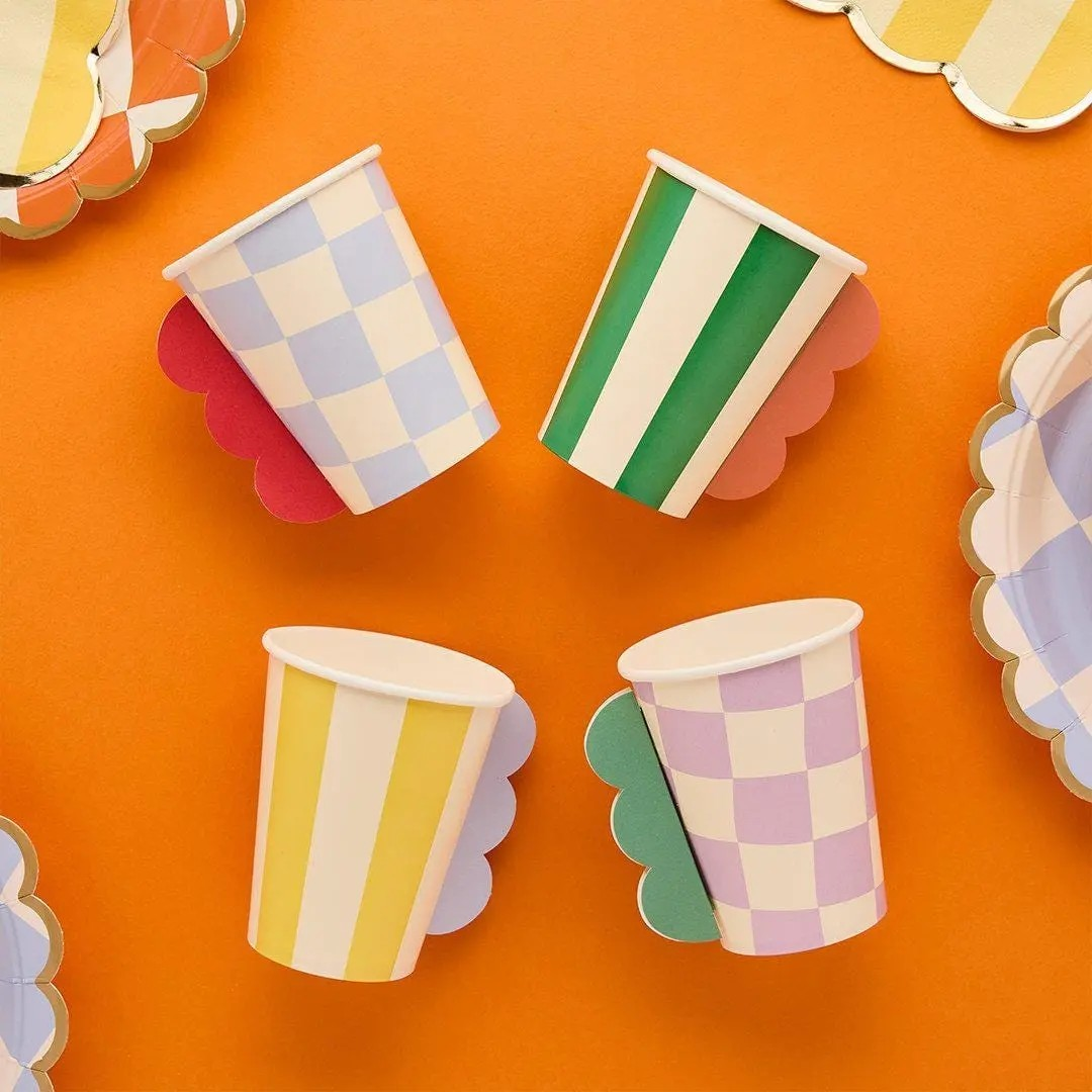 Whimsical Mix & Match Party Cups (8 Pack)