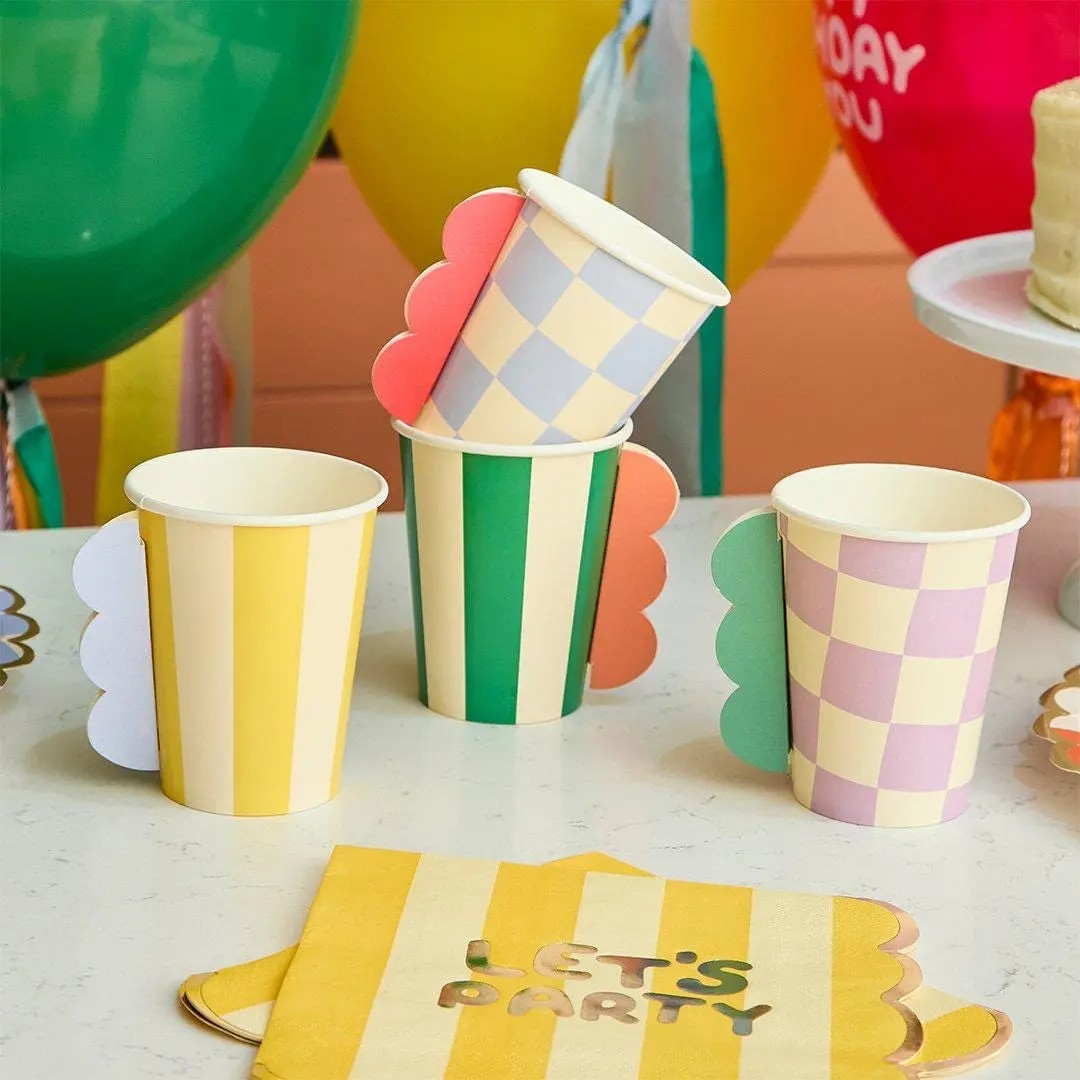 Whimsical Mix & Match Party Cups (8 Pack)