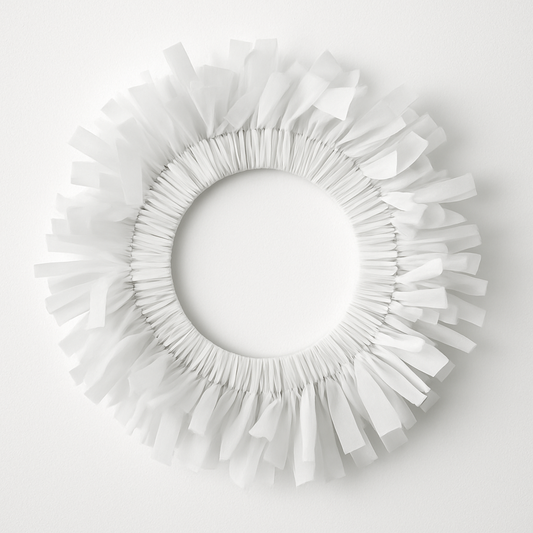 White Decorative Christmas Wreath