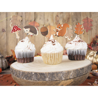 Woodland Animal Food Picks for Parties