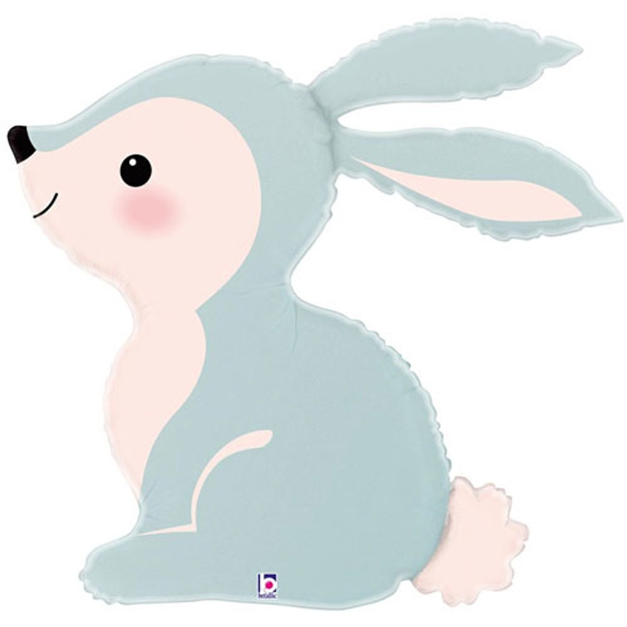 Woodland Bunny Balloon - Blue
