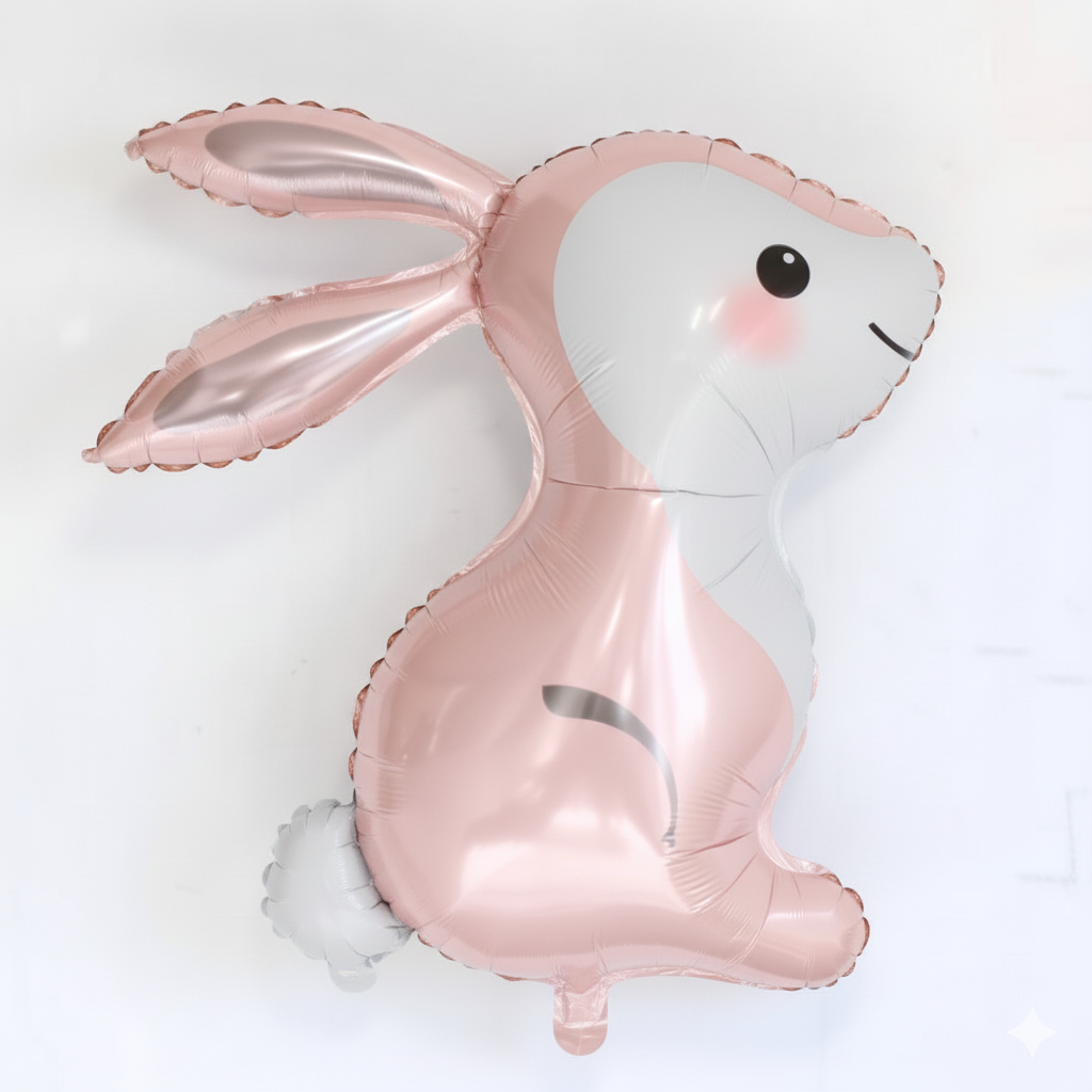 Pink Bunny Foil Balloon