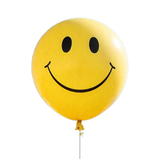 Yellow smiley Face Balloons 11"