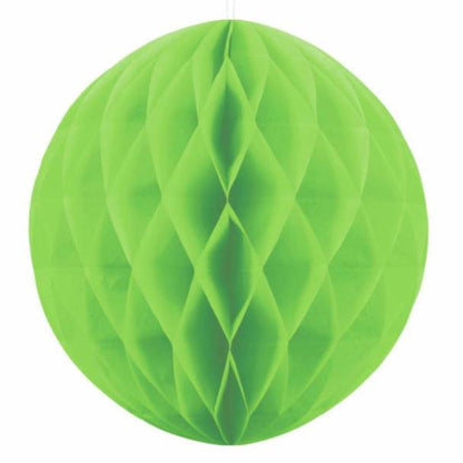 Apple Green Honeycomb Ball Decoration