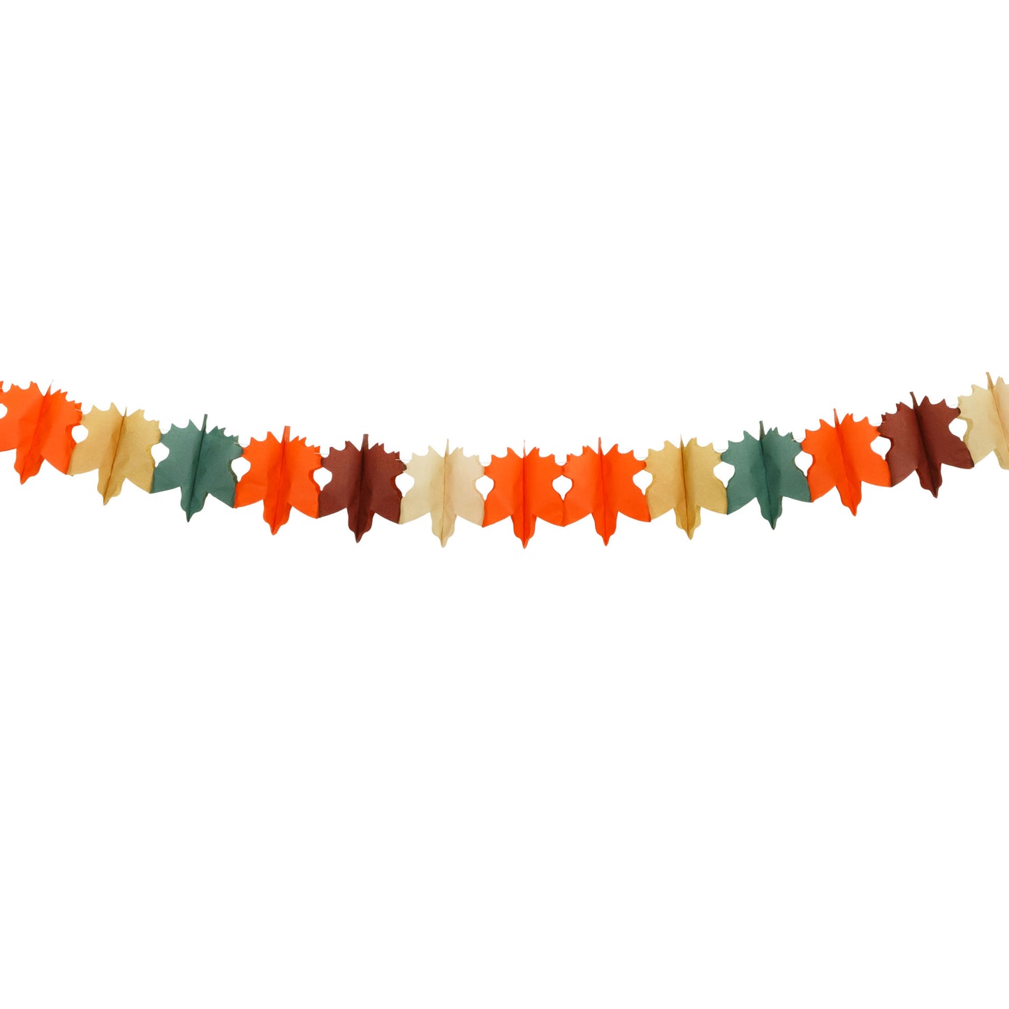 Autumn Leaf Garland | Tissue Paper Party Decoration – 3m