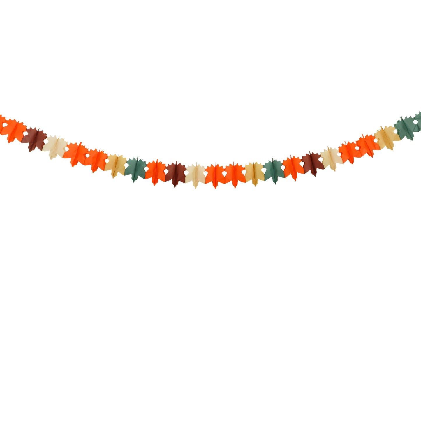 Autumn Leaf Garland | Tissue Paper Party Decoration – 3m