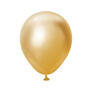 Mini Mirror Balloons - Gold 5" (5 Pack)