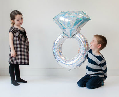 Giant Diamond Ring Balloon 31"