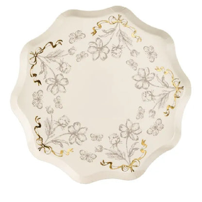 Floral Party Plates - Enchanted Garden