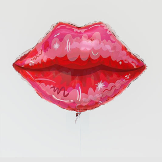 Giant Kissing Lips oil Balloon UK
