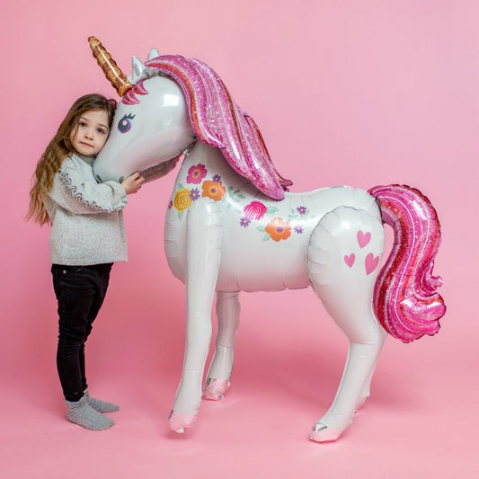 Giant Unicorn Airwalker Balloon | Lifesize unicorn Balloon Online Anagram