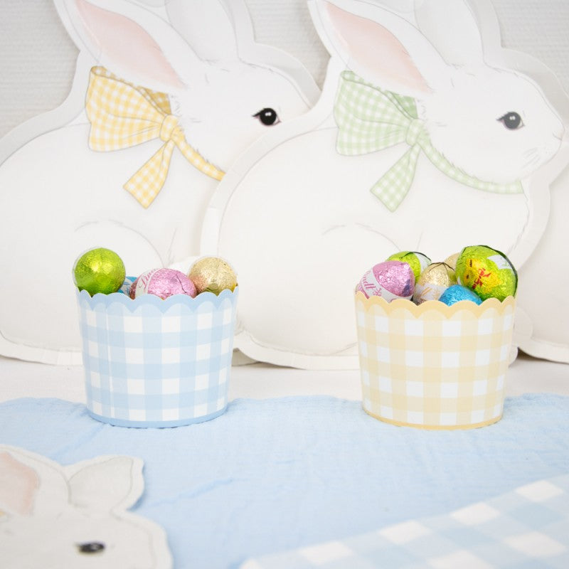 Pastel Gingham Treat Cups