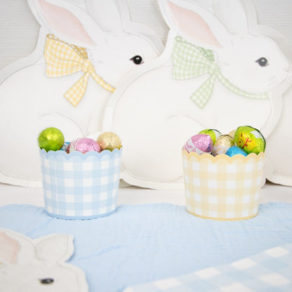 Pastel Gingham Treat Cups